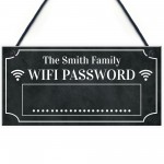 PERSONALISED Wifi Password Hanging Home Sign House Warming