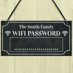 PERSONALISED Wifi Password Hanging Home Sign House Warming