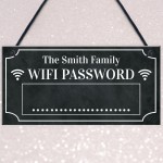 PERSONALISED Wifi Password Hanging Home Sign House Warming