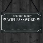 PERSONALISED Wifi Password Hanging Home Sign House Warming