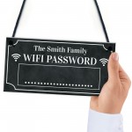 PERSONALISED Wifi Password Hanging Home Sign House Warming