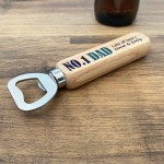 Personalised Dad Bottle Opener Gift For Christmas Birthday