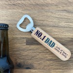 Personalised Dad Bottle Opener Gift For Christmas Birthday