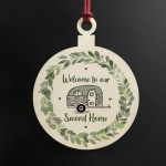 Caravan Sign Novelty Wooden Hanging Sign Caravan Lover Gift