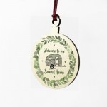 Caravan Sign Novelty Wooden Hanging Sign Caravan Lover Gift