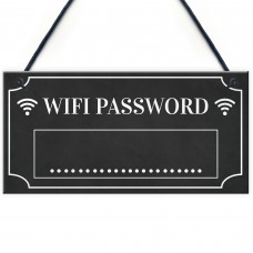 Wifi Password Hanging Home Decor Plaque House Warming Gifts