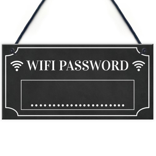 Wifi Password Hanging Home Decor Plaque House Warming Gifts