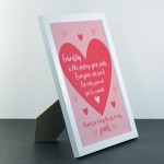 Funny Friendship Gift Best Friend Xmas Birthday Framed Print