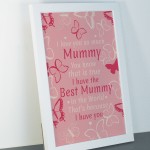 Christmas Birthday Gifts For Mummy From Daughter Son Framed 