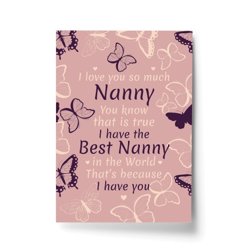 Christmas Birthday Gifts For Nanny From Grandchildren Print