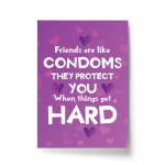 Funny Friendship Gift For Birthday Christmas Best Friend Print