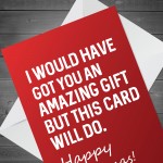 Funny Christmas Card For Mum Dad Sister Brother Uncle Joke Card