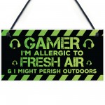 Gamer Funny Gaming Room Signs For Boys Christmas Gift For Son 