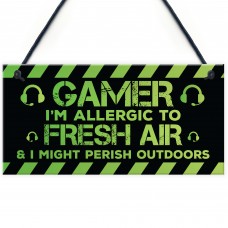 Gamer Funny Gaming Room Signs For Boys Christmas Gift For Son 