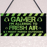 Gamer Funny Gaming Room Signs For Boys Christmas Gift For Son 