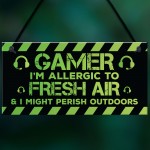 Gamer Funny Gaming Room Signs For Boys Christmas Gift For Son 