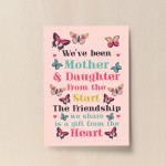 Mother And Daughter Gift For Christmas Birthday Print THANK YOU