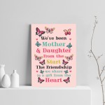 Mother And Daughter Gift For Christmas Birthday Print THANK YOU