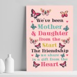 Mother And Daughter Gift For Christmas Birthday Print THANK YOU