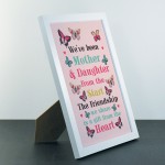 Mother And Daughter Gift For Christmas Birthday Framed Print