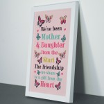 Mother And Daughter Gift For Christmas Birthday Framed Print