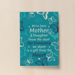 Mother And Daughter Keepsake Gift For Christmas Birthday Print