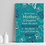 Mother And Daughter Keepsake Gift For Christmas Birthday Print
