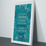 Mother And Daughter Keepsake Framed Print Gift For Xmas Birthday