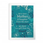 Mother And Daughter Keepsake Framed Print Gift For Xmas Birthday