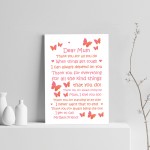 Christmas Birthday Gifts For Mum From Daughter Son Print Poem