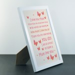 Christmas Birthday Gifts For Mum From Daughter Son Framed Print 
