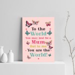 Mum Birthday Christmas Gift Print Special Thank You Gift For Mum