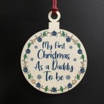 Daddy To Be Christmas Bauble Tree Decoration Gifts For Dad