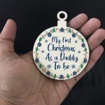 Daddy To Be Christmas Bauble Tree Decoration Gifts For Dad