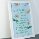 Nan Gift For Christmas Birthday Framed Print Nan Poem Novelty