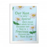 Nan Gift For Christmas Birthday Framed Print Nan Poem Novelty