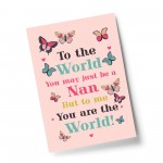 Birthday Christmas Gift For Nan A4 Print Special Thank You Gift