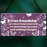 Friendship Gifts For Best Friend Hanging Sign Christmas Birthday
