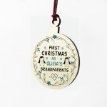 First Christmas As Grandparents Personalised Christmas Bauble
