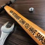 Retirement Personalised Engraved Hammer Gift For Him Men