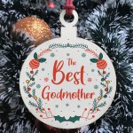Best Godmother Christmas Bauble Tree Decoration Gifts For Her