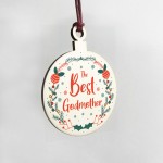 Best Godmother Christmas Bauble Tree Decoration Gifts For Her