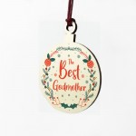 Best Godmother Christmas Bauble Tree Decoration Gifts For Her