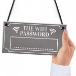 Grey Wifi Password Hanging Home Internet Decor Sign New Home