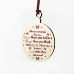 Friendship Christmas Bauble Inspirational Tree Decoration Gifts