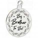 Big Brother To Be Hanging Christmas Tree Bauble Gift New Baby
