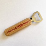 Funny 4th Anniversary Gift For Boyfriend Husband Bottle Opener