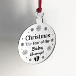Christmas Tree Decoration Year Of The Baby Bump Gift New Mum Dad