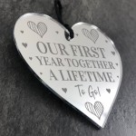 Special 1st Anniversary Gift For Boyfriend Girlfriend Husband