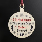 Bump Gift Hanging Christmas Decoration BABY BUMP Gift